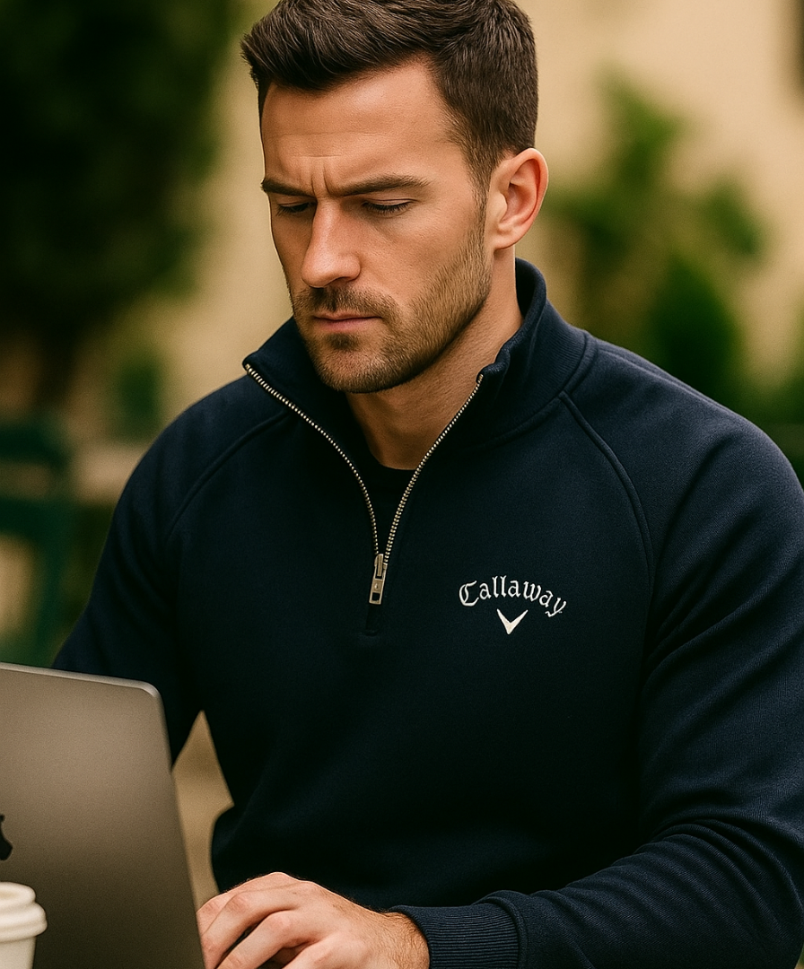 Callaway Cotton Half Zip Jumper
