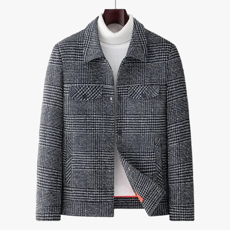 Parma Plaid Short Coat