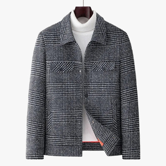 Parma Plaid Short Coat