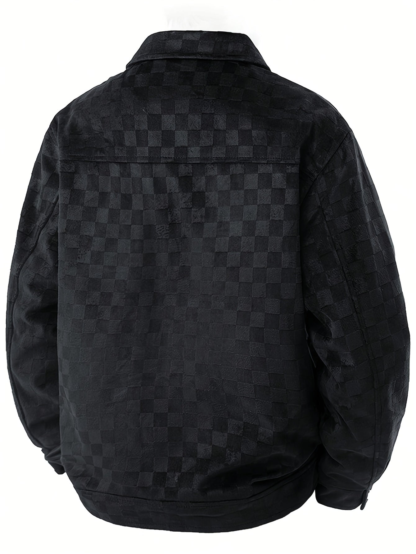 Caldero Checkered Suede Jacket