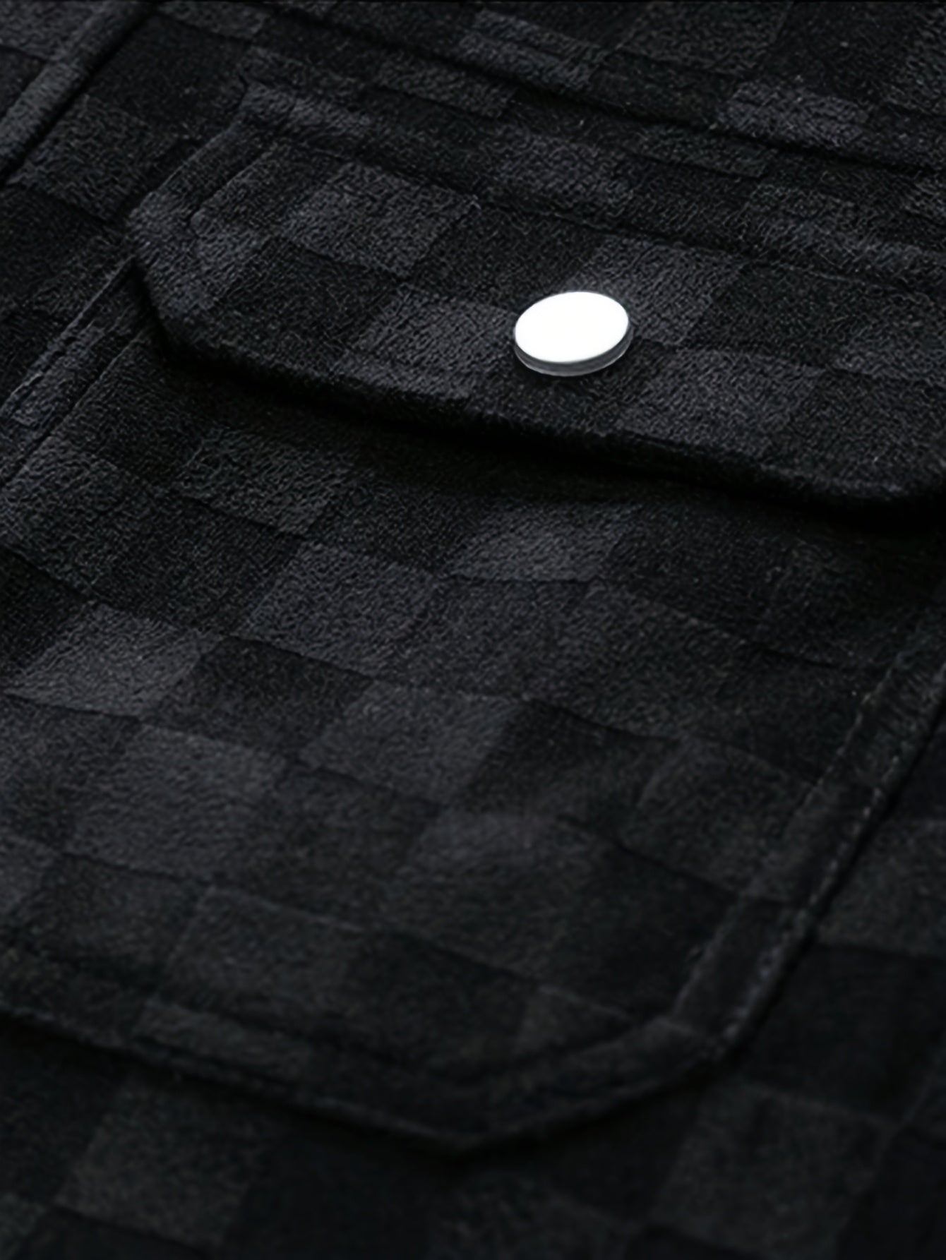 Caldero Checkered Suede Jacket