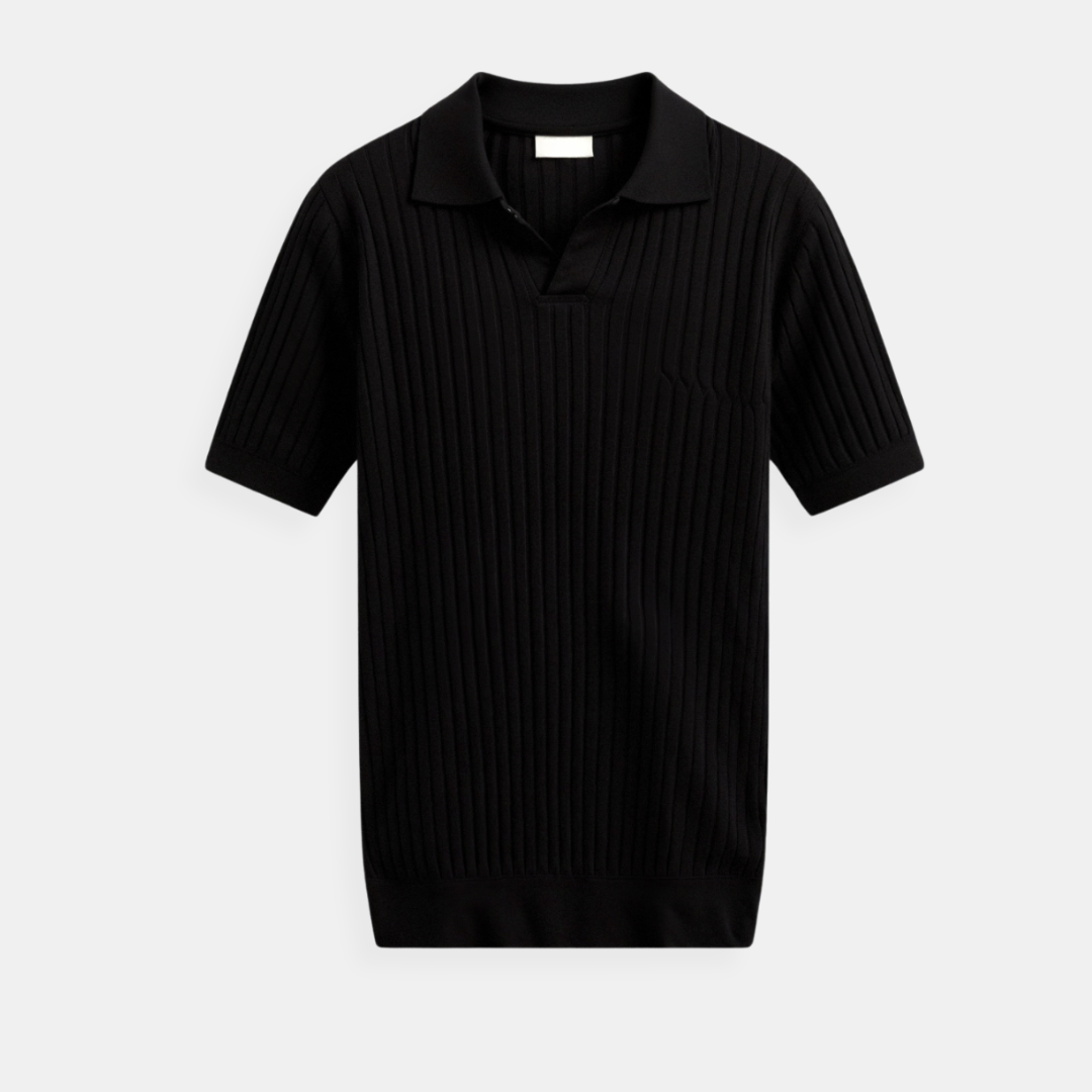 Enzo - Ribbed Cotton Polo