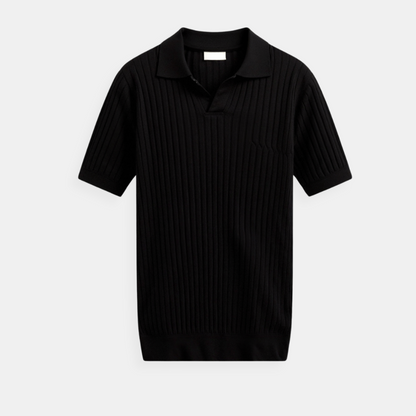 Enzo - Ribbed Cotton Polo