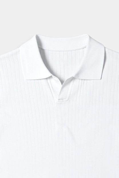 Enzo - Ribbed Cotton Polo