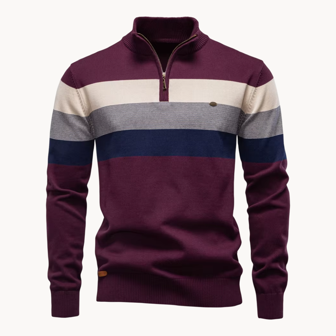 Burk Quarter Zip Sweater
