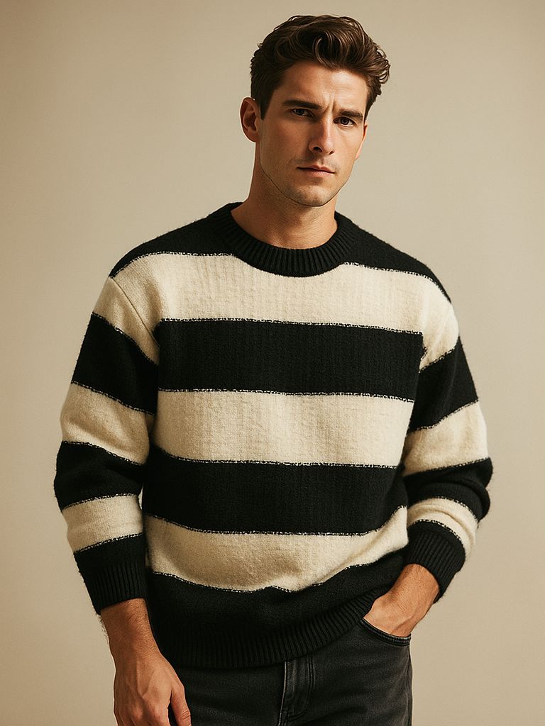 Luigi Modern Knit Sweater