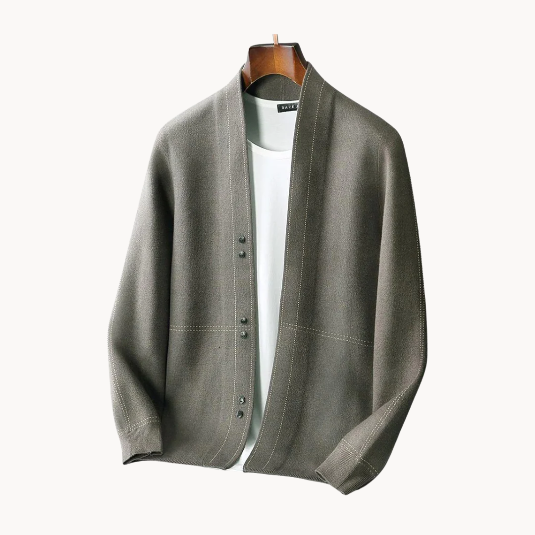 Rossi Merino Wool Cardigan