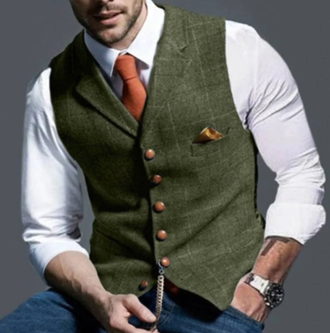 Daniel | Elegant Button Waistcoat