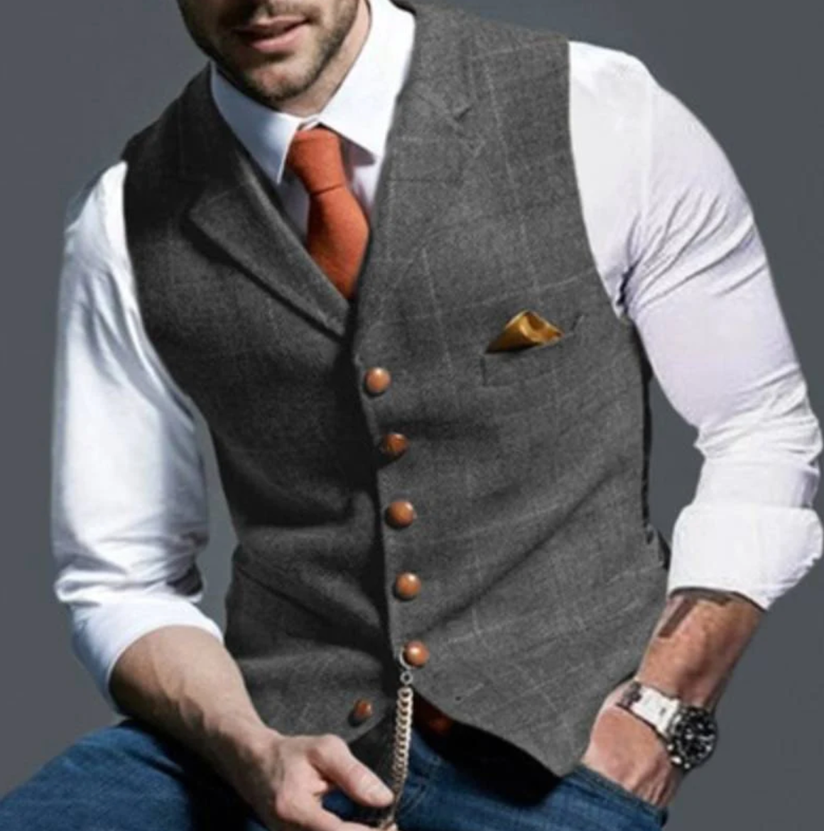 Daniel | Elegant Button Waistcoat