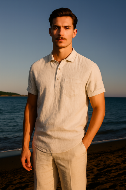 Ravello  - Linen Polo