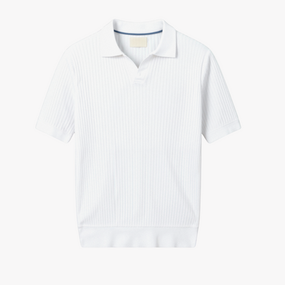 Enzo - Ribbed Cotton Polo