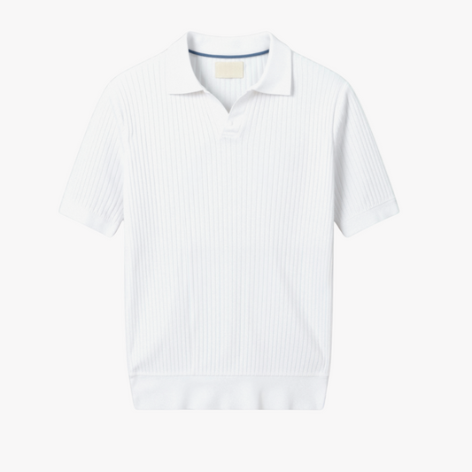 Enzo - Ribbed Cotton Polo