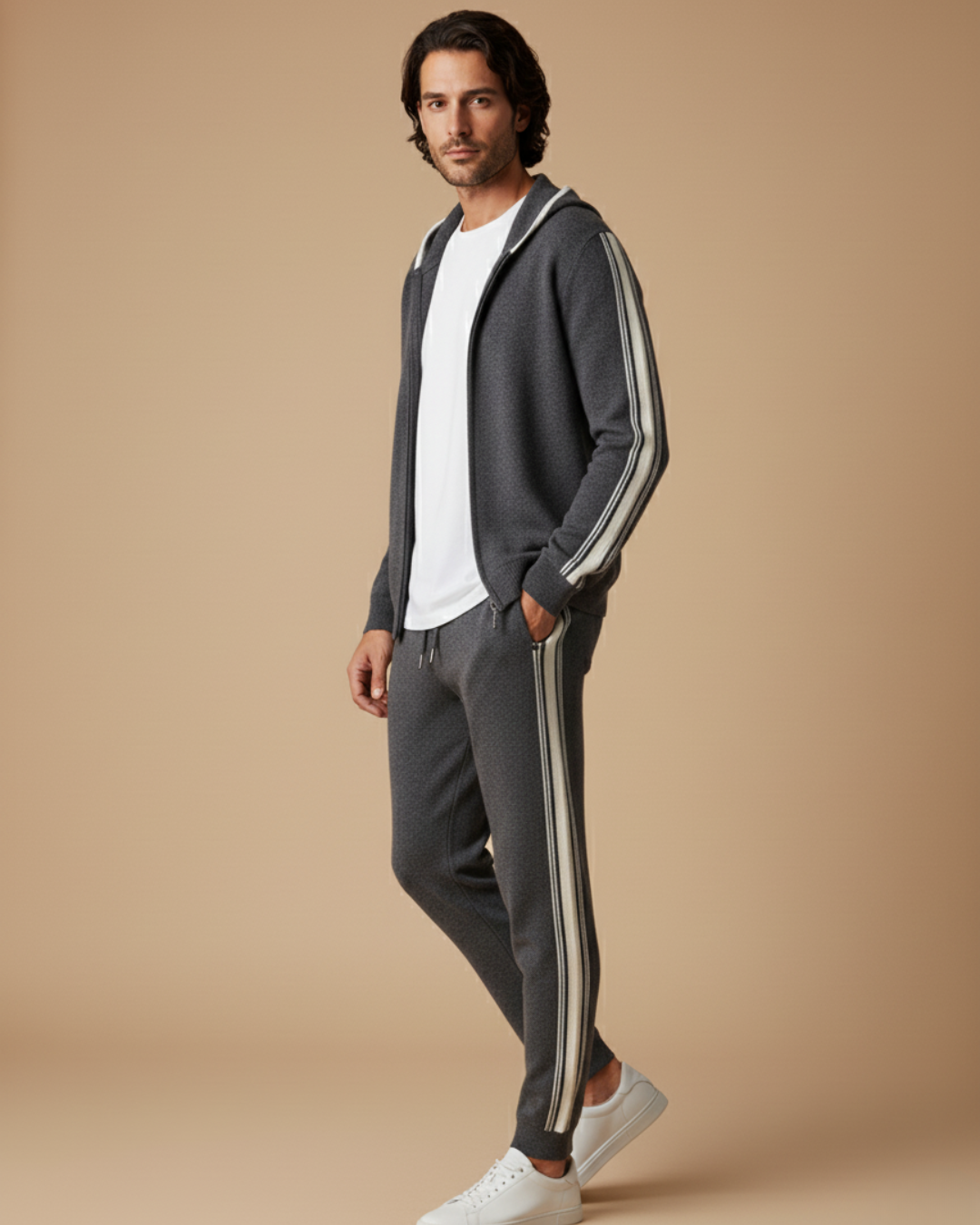 Damien 100% Cashmere Tracksuit
