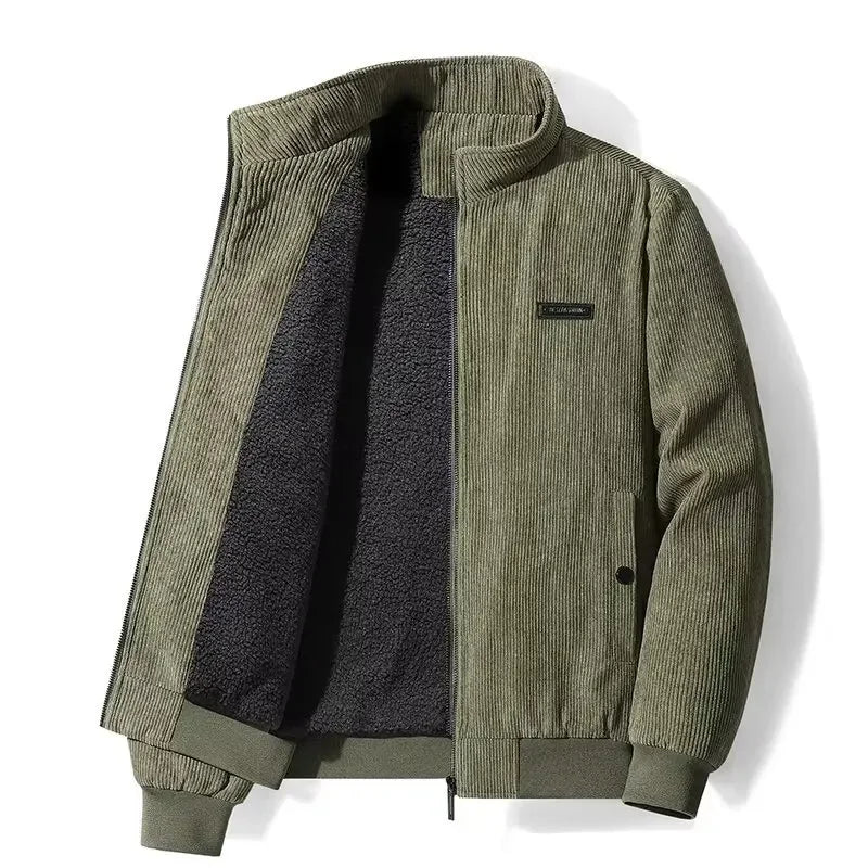 Corduroy Jacket With Fleece Lining