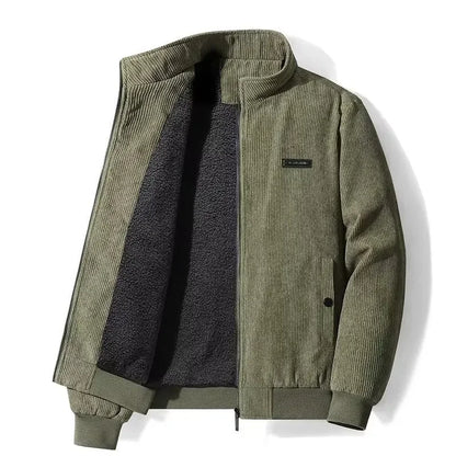 Corduroy Jacket With Fleece Lining