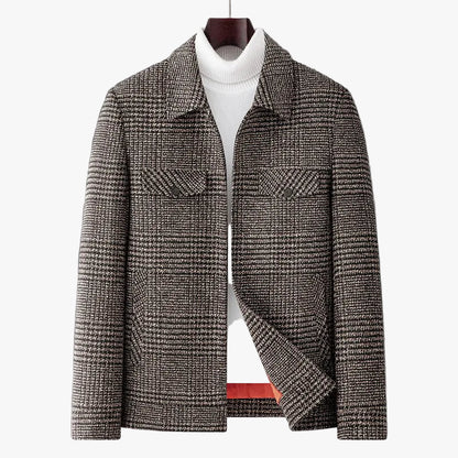 Parma Plaid Short Coat