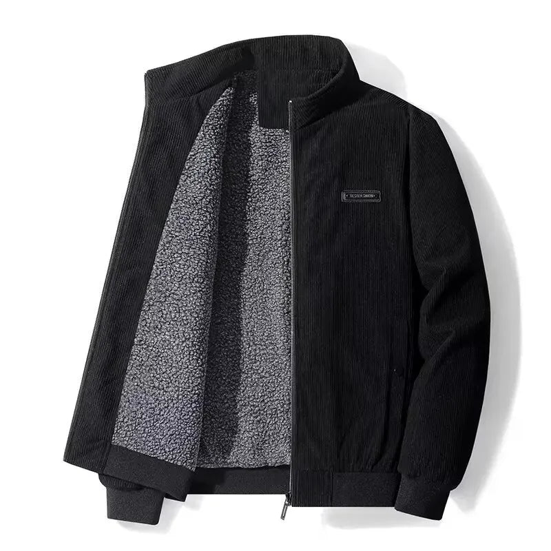 Corduroy Jacket With Fleece Lining