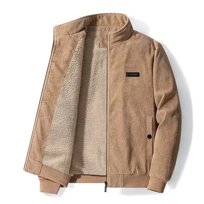 Corduroy Jacket With Fleece Lining