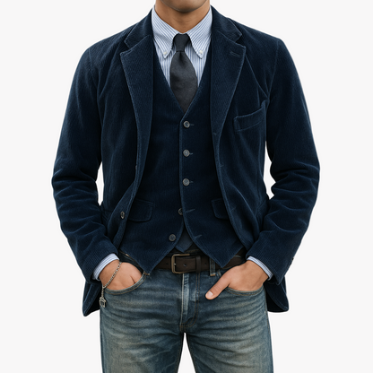 Tommy | Velvet Blazer & Waistcoat Set