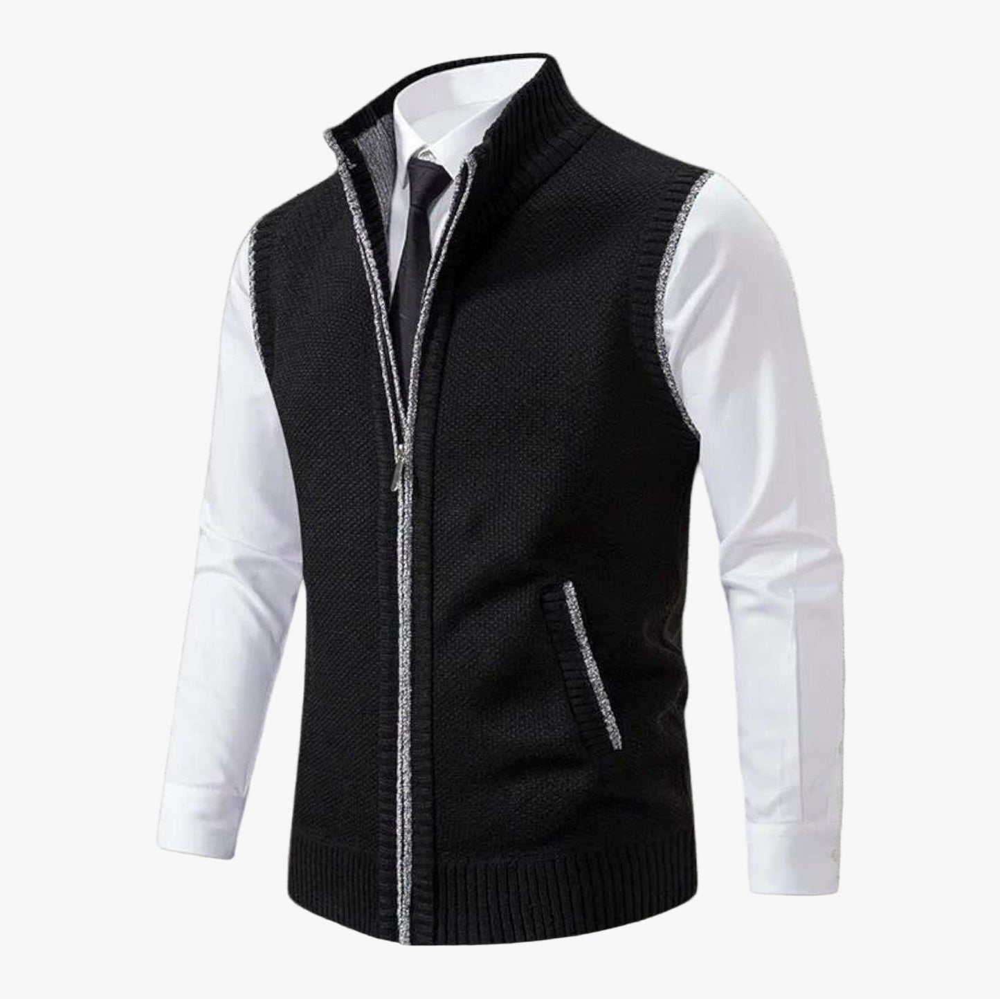 Levi | Full-Zip Knit Vest